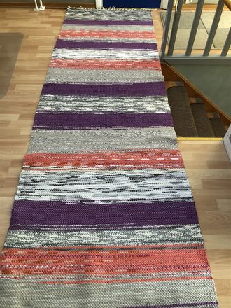 SÅLD  Solnedgång i Upplands skärgård. 90 x 320cm, 1800kr.